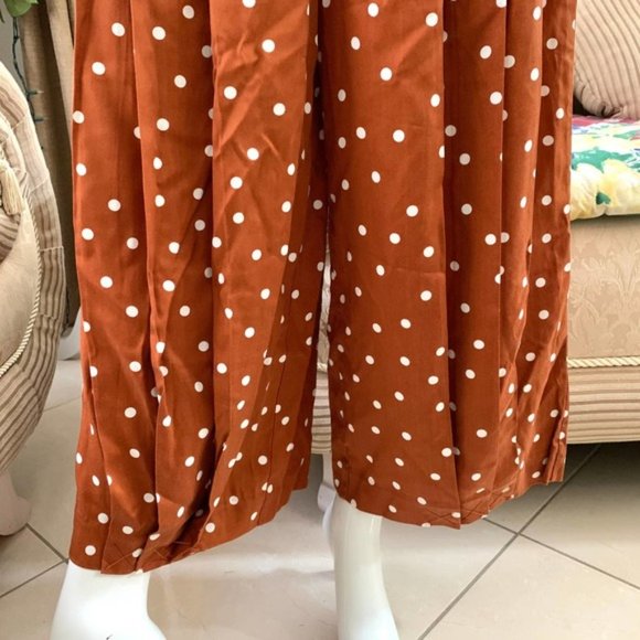 Stylish Brown Polka Dot Pants - Picture 10 of 15